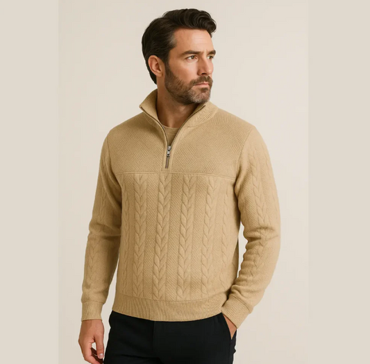 Philip | Sweat à Col Zippé Premium