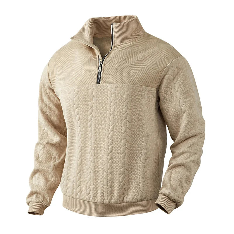 Philip | Sweat à Col Zippé Premium