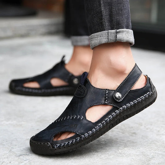 Valrenne | Sandales Orthopédiques en Cuir - CuirMode